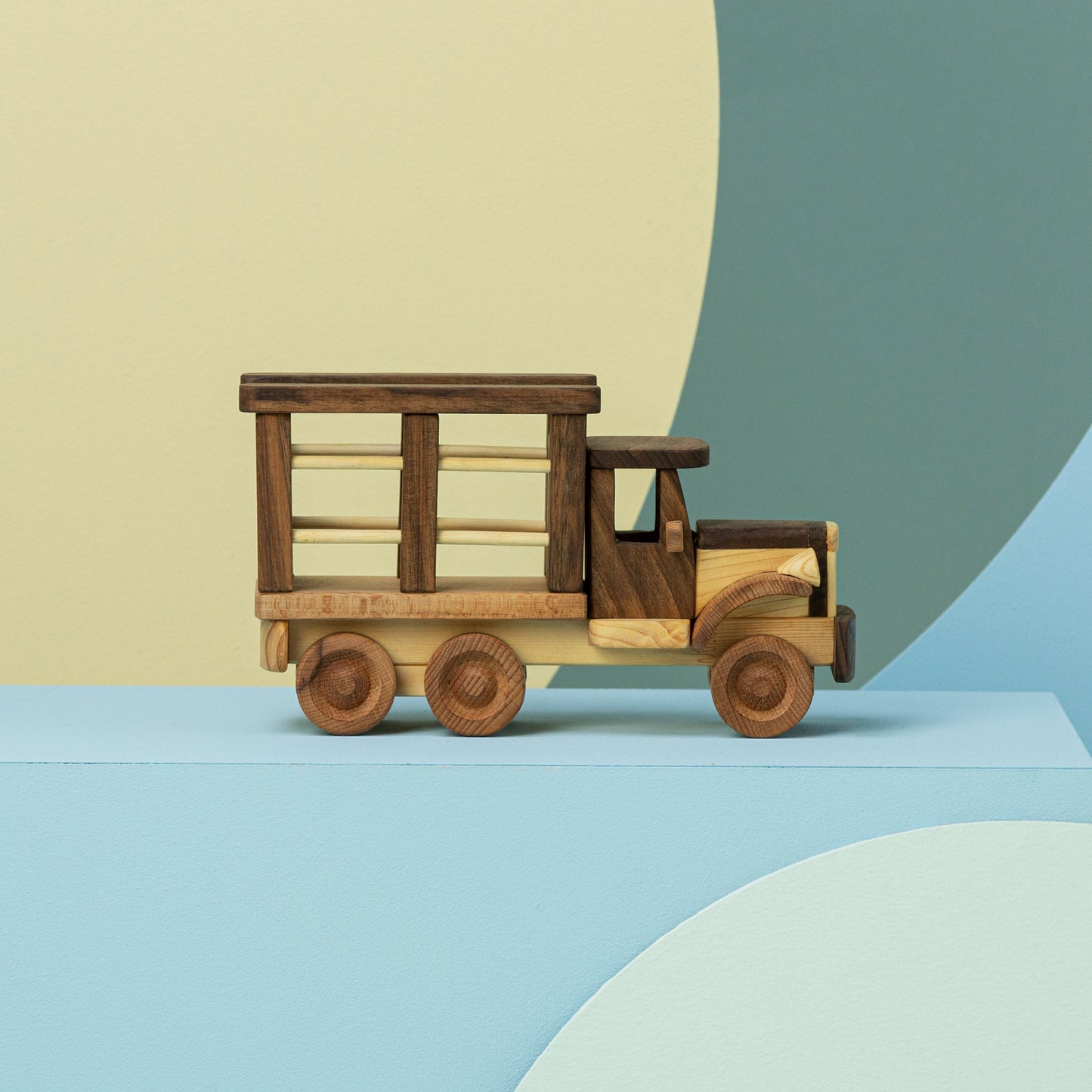 Handmade Wooden Truck Toy: Personalized Wood Car