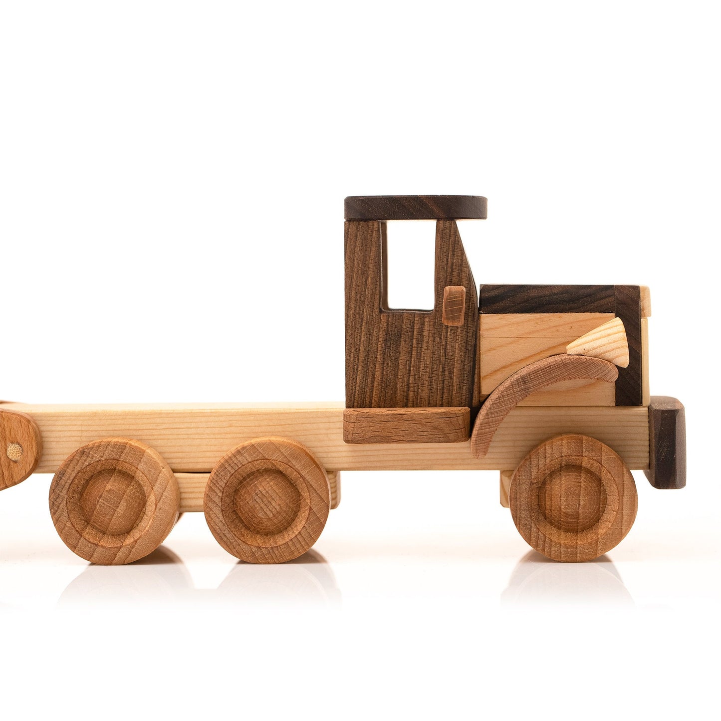 Personalized Wooden Toy Dump Truck: Handmade Heirloom Gift