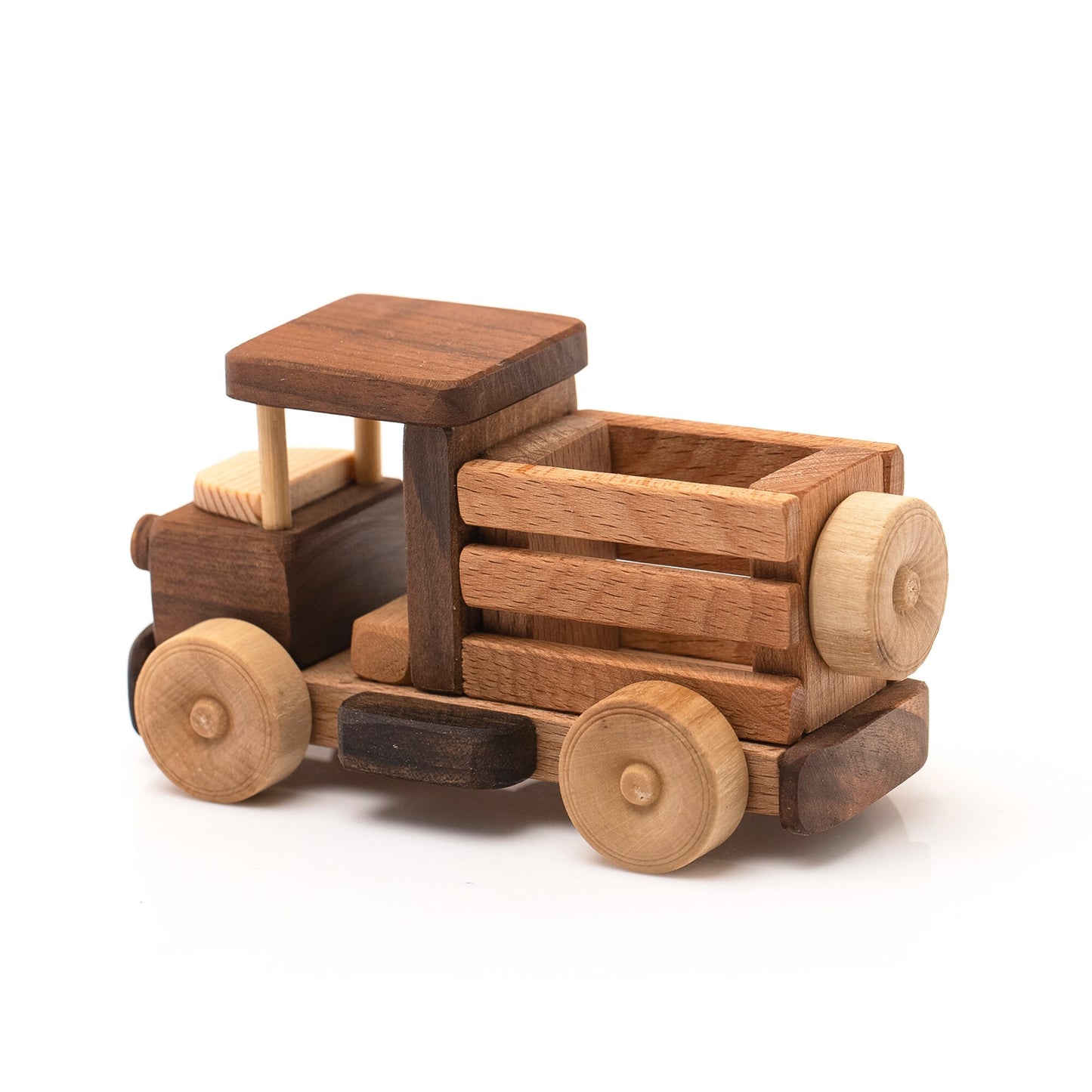 Handmade Wooden Mini Truck: Personalized Eco-Friendly Toy