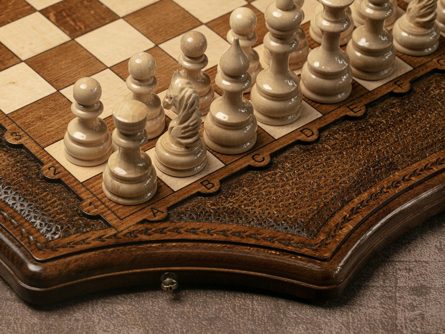Unique Star shaped Chess Set / PERSONALIZED / HANDMADE