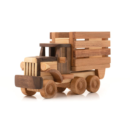 Wooden Agricultural Truck Toy, Handmade Wooden Toys / PERSONALIZED