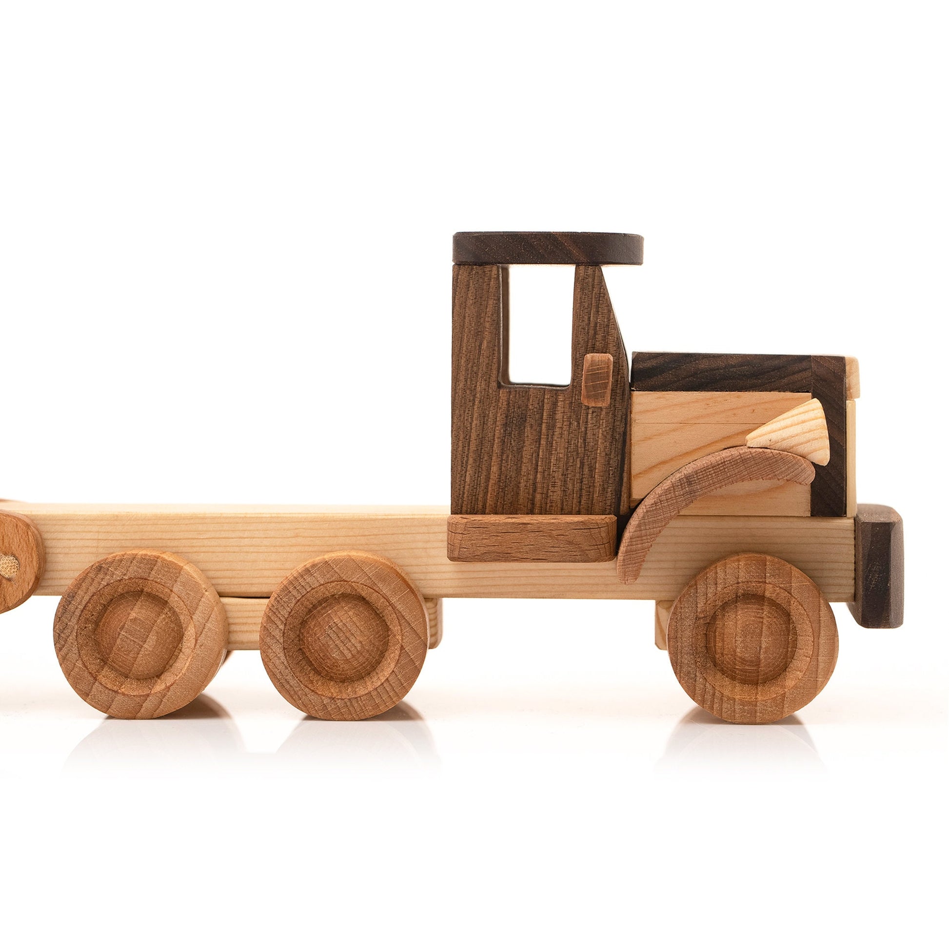 Wooden Agricultural Truck Toy, Handmade Wooden Toys / PERSONALIZED