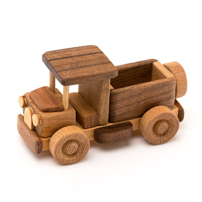 Handmade Wooden Toy Truck: Personalized Wood Car Push Toy