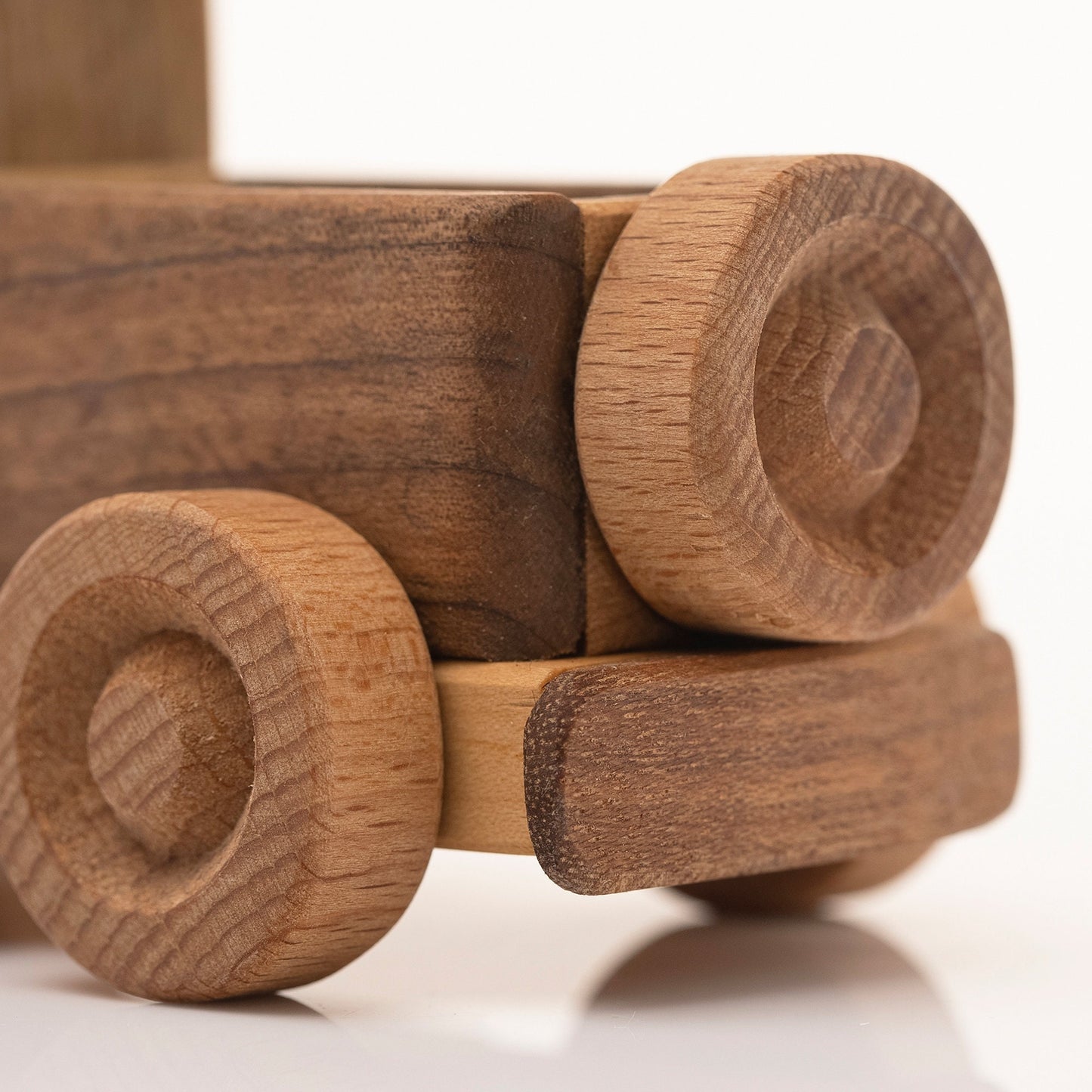 Handmade Wooden Toy Truck: Personalized Wood Car Push Toy