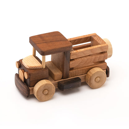 Handmade Wooden Mini Truck: Personalized Eco-Friendly Toy
