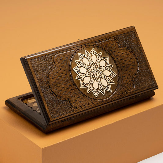 Backgammon Set - Ornaments, Custom Engraving