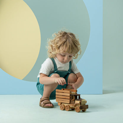 Agricultural Truck Toy, Wooden Toys / HANDMADE