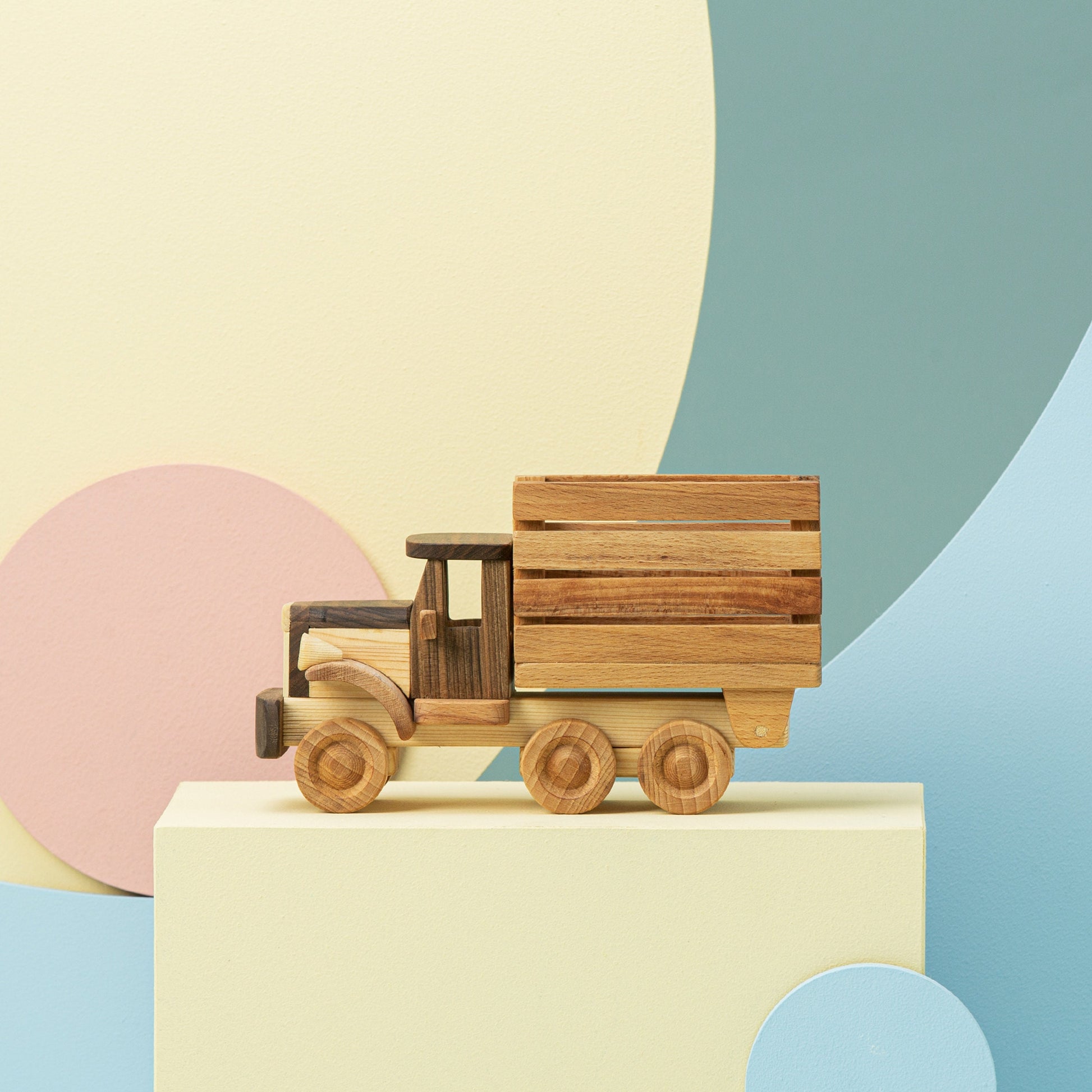 Agricultural Truck Toy, Wooden Toys / HANDMADE