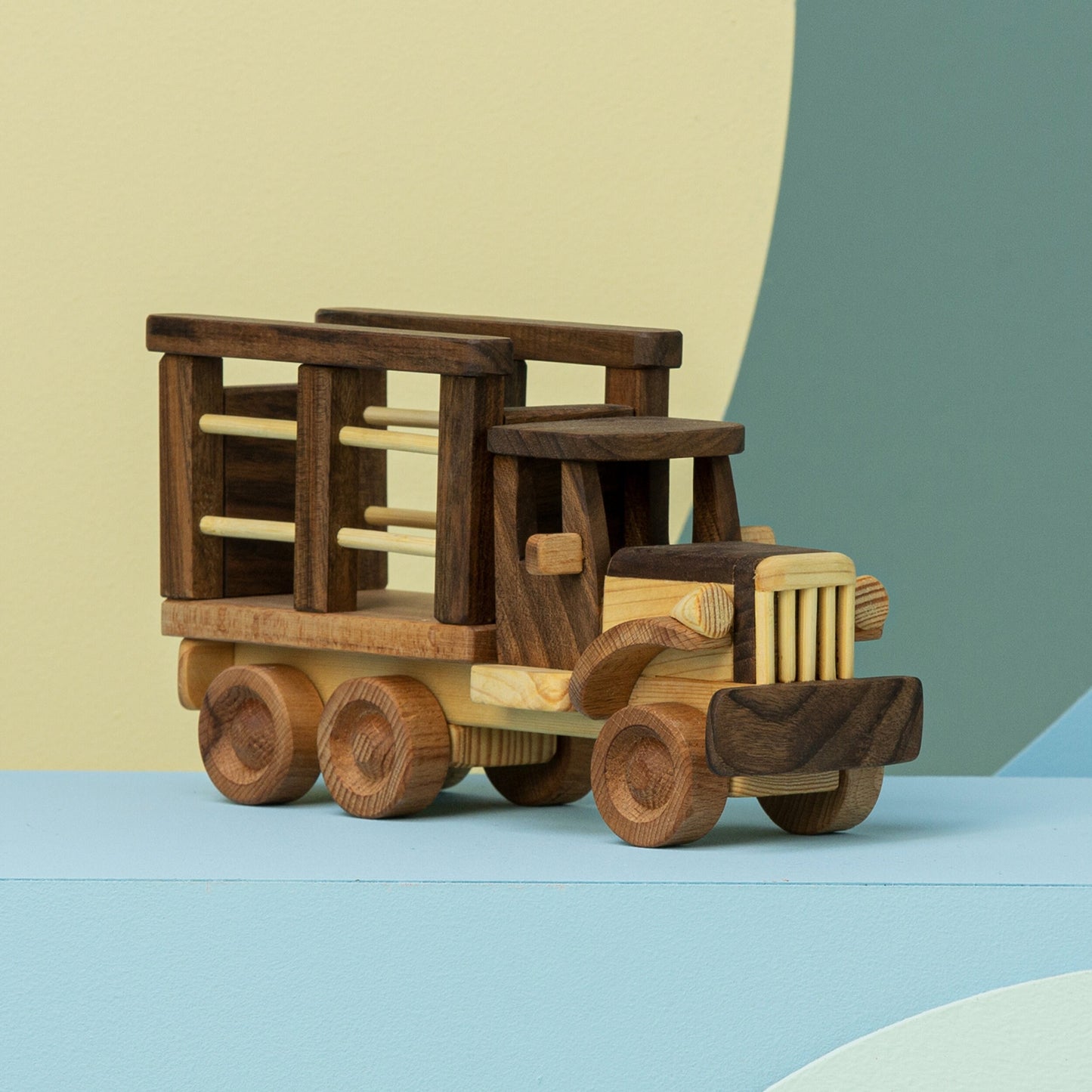Handmade Wooden Truck Toy: Personalized Wood Car