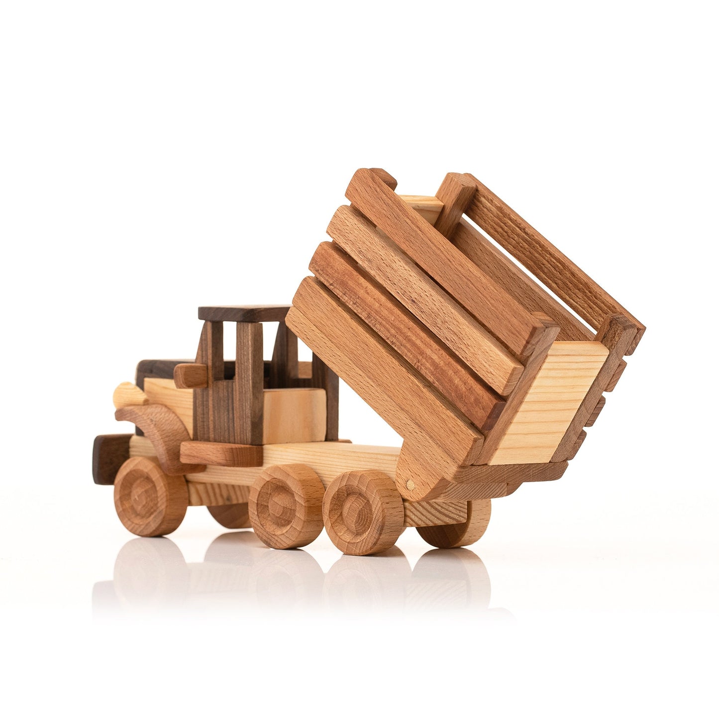 Wooden Agricultural Truck Toy, Handmade Wooden Toys / PERSONALIZED