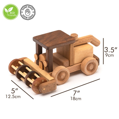 Wooden Toy - Combine Harvester / PERSONALIZED