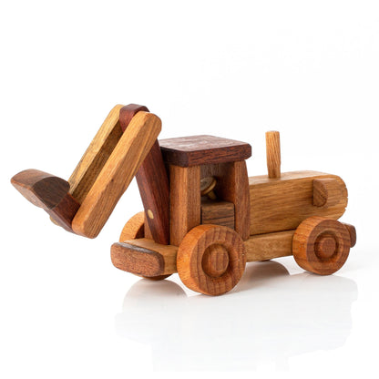 Wooden Tractor Toy, Handmade Tractor, Personalized Toys, Birthday Gift for Toddlers