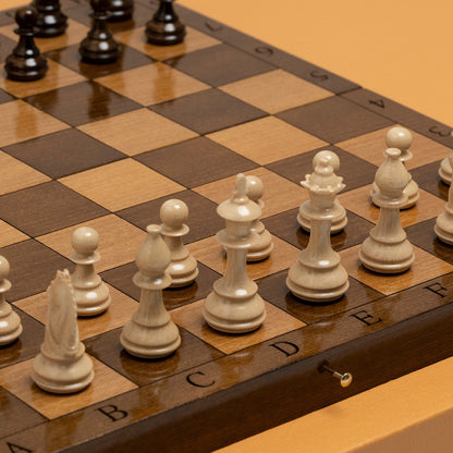 Wooden Classic Chess Set / PERSONALIZED