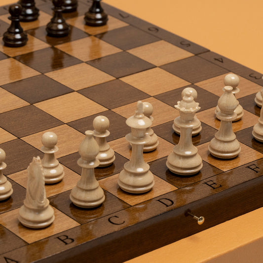 Wooden Classic Chess Set / PERSONALIZED