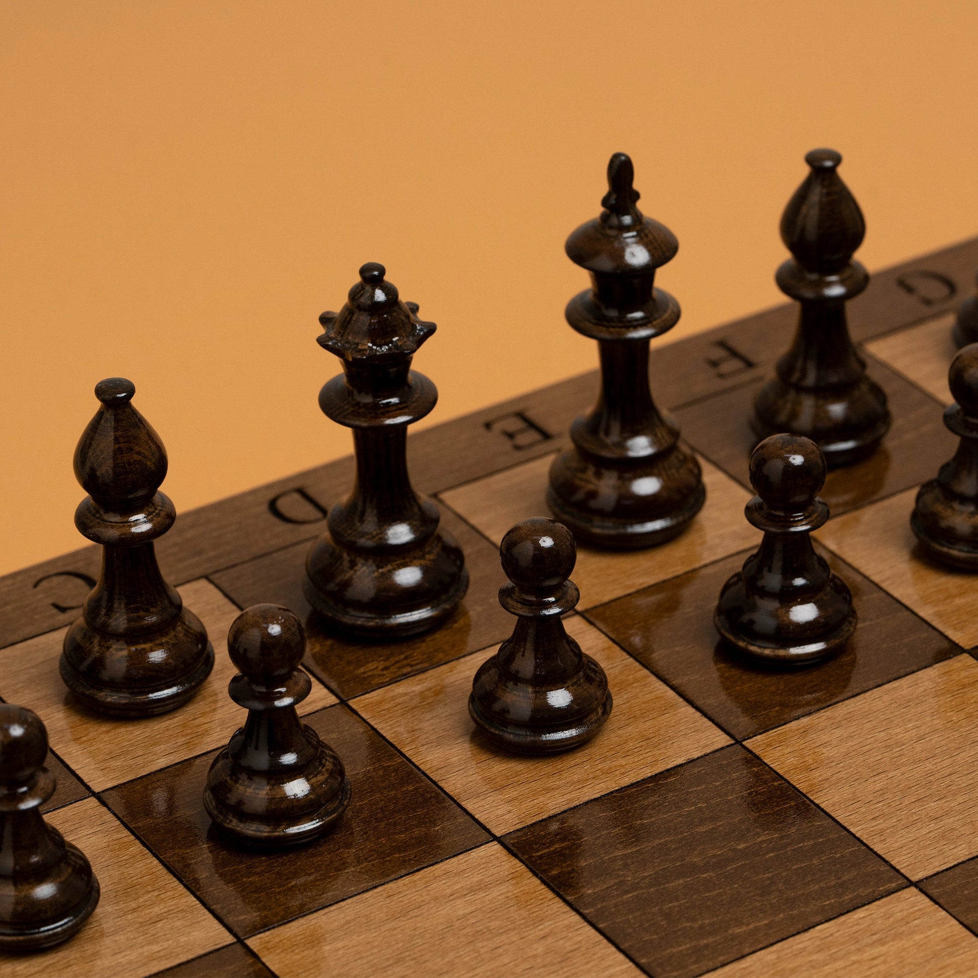 Wooden Classic Chess Set / PERSONALIZED