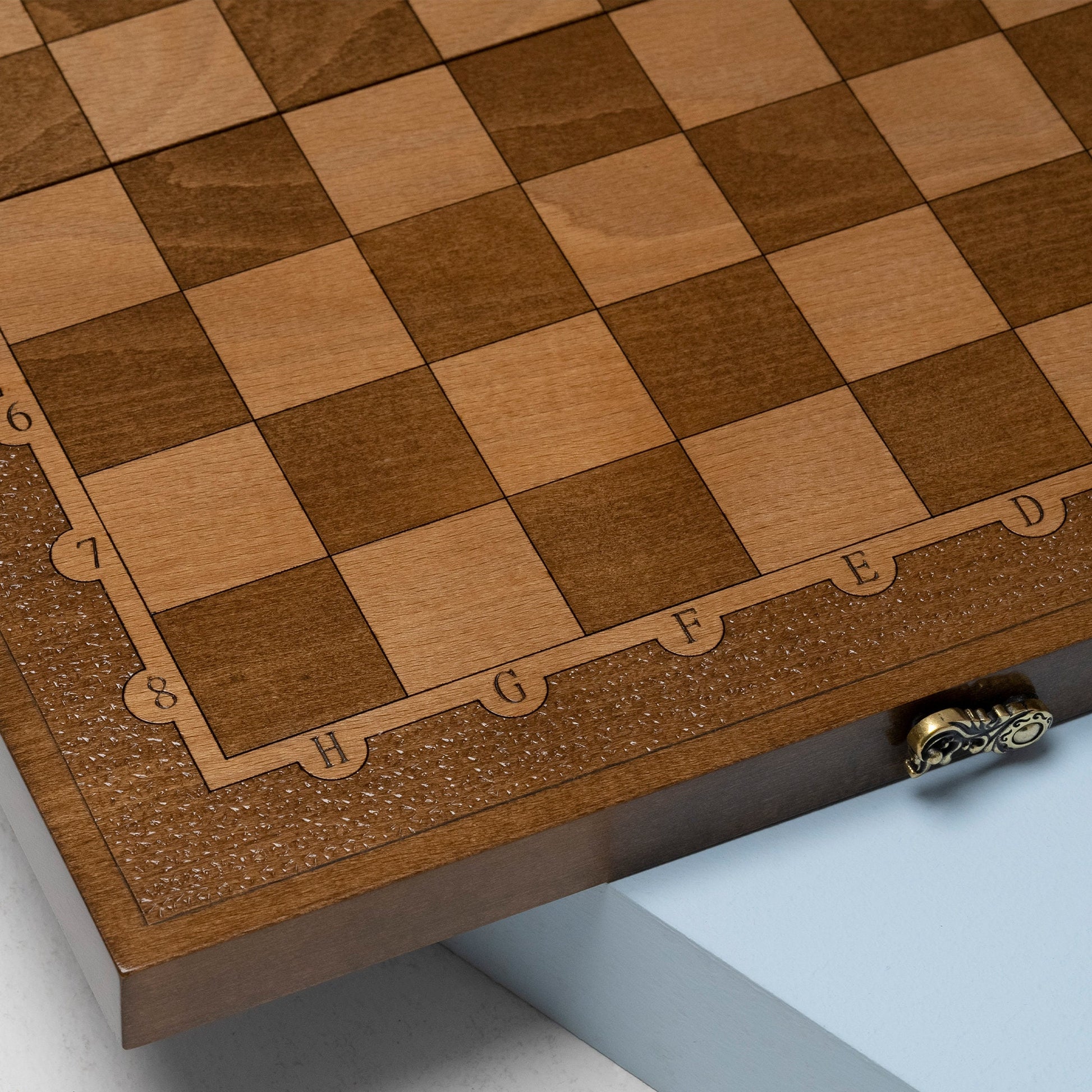 Handmade Wooden Chess Set, Classic Board Game