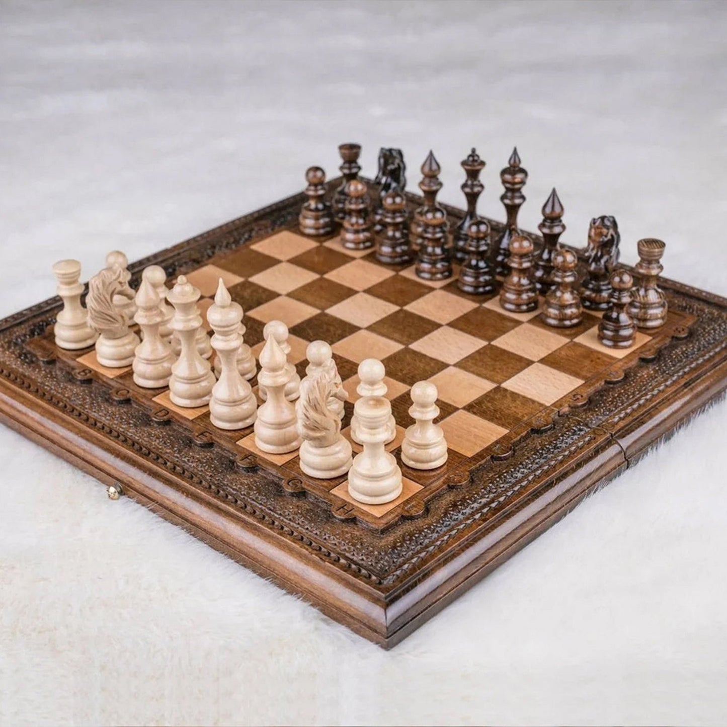 Classic Chess Set Personalized / Christmas Gift