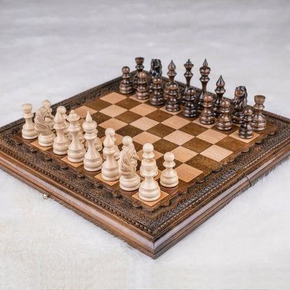 Classic Chess Set Personalized / Christmas Gift