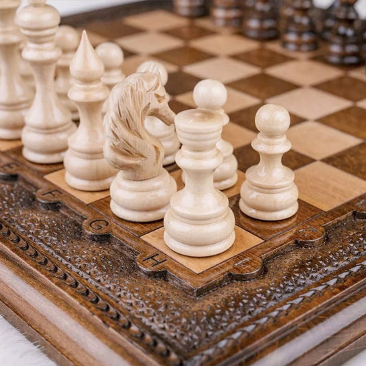 Classic Chess Set Personalized / Christmas Gift