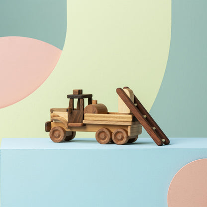 Wooden Fire Truck Toy, Handmade Toy Car, Gifts For Toddlers / PERSONALIZED