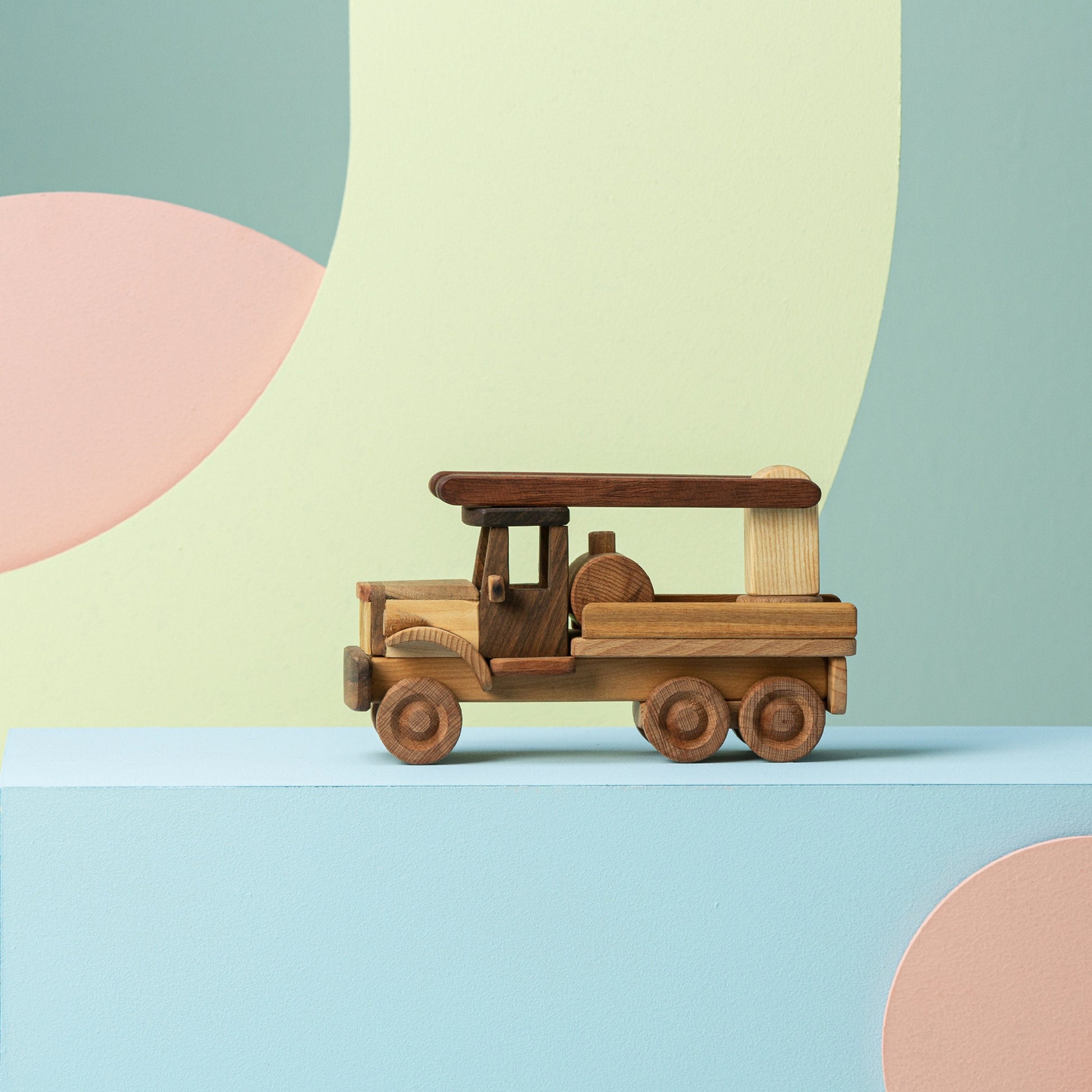 Wooden Fire Truck Toy, Handmade Toy Car, Gifts For Toddlers / PERSONALIZED