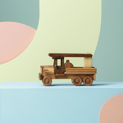 Wooden Fire Truck Toy, Handmade Toy Car, Gifts For Toddlers / PERSONALIZED