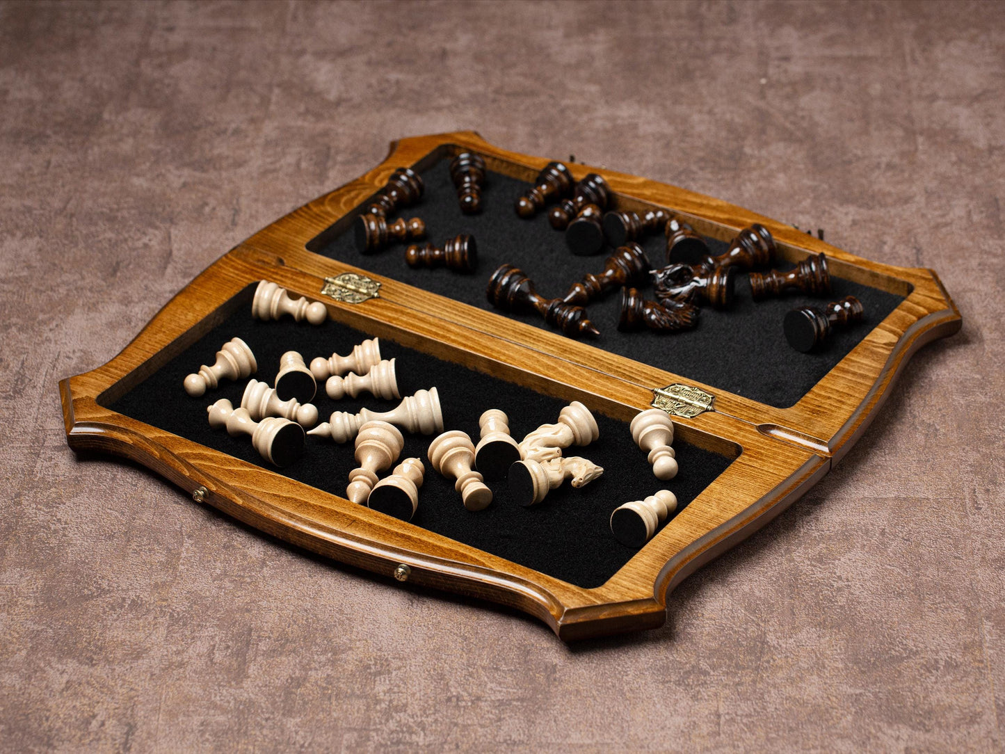 Unique Chess Set, Personalized Gift For Him / HANDMADE