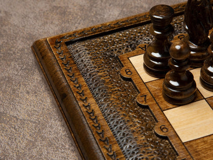 Handmade Chess Set - Personalized Gift For Him