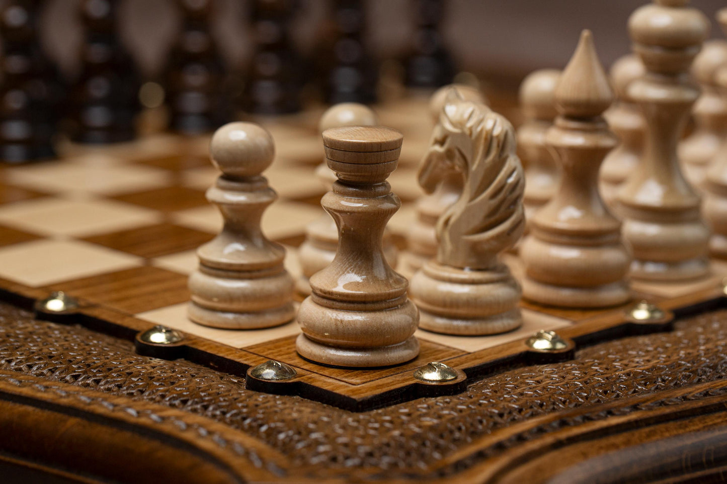 Unique Chess Set, Personalized Gift For Him / HANDMADE