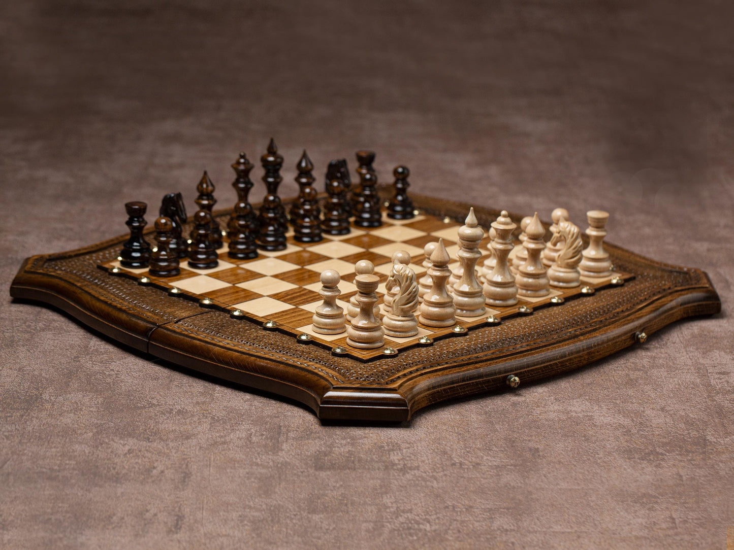 Unique Chess Set, Personalized Gift For Him / HANDMADE