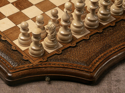 Unique Star shaped Chess Set / PERSONALIZED / HANDMADE