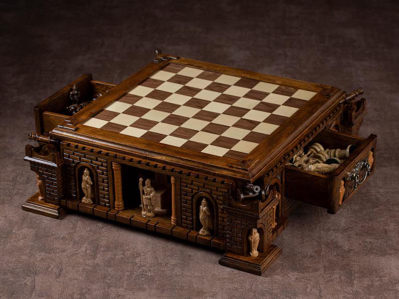 Chess Set Kingdom / HANDMADE