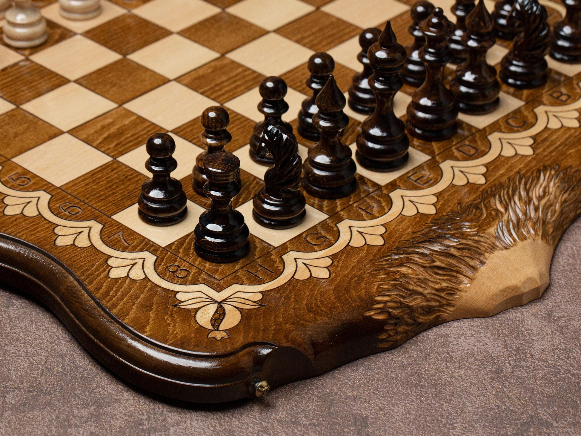 Handmade Chess Set Ararat  / PERSONALIZED